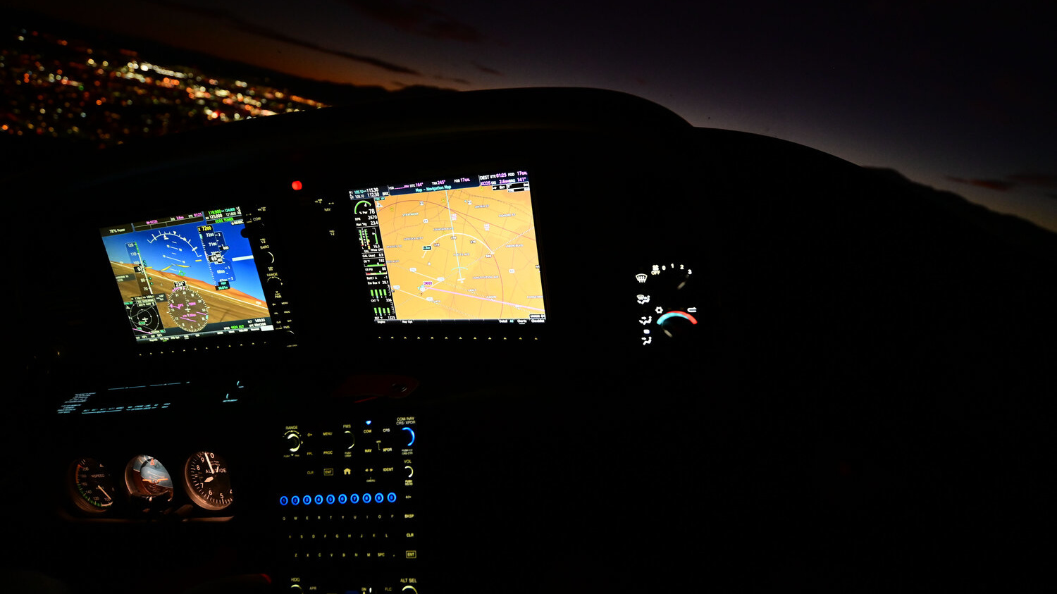 Garmin Perspective+ avionics feature a full QWERTY keyboard on the FMS for a quick and natural data entry. The large G1000 screens makes navigating and controlling this bird a snap!